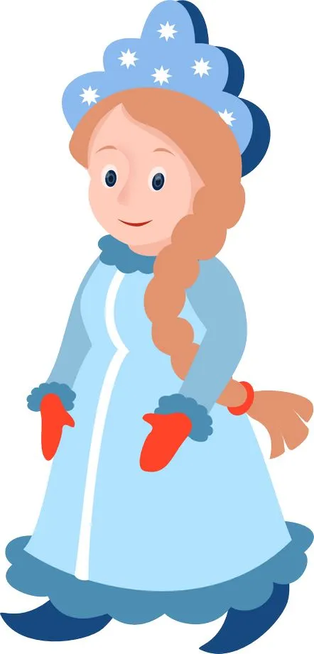 Snow Maiden, vector și raster