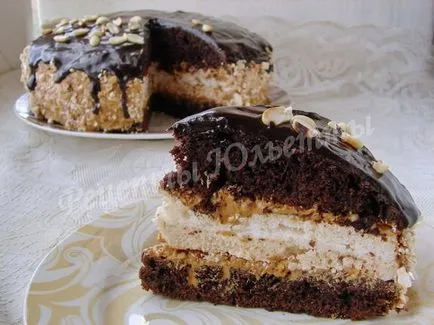 Snickers házi torta habcsók