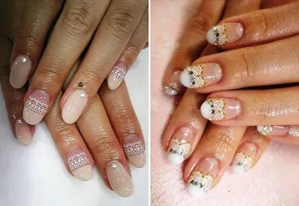nunta manichiură franțuzească nunta manichiură franțuzească