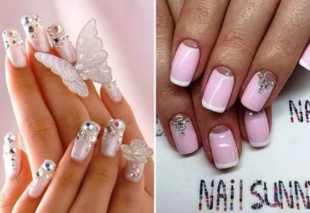 nunta manichiură franțuzească nunta manichiură franțuzească