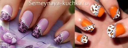 Cifrele de pe unghii leopard