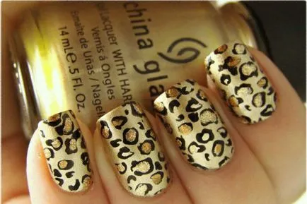 Cifrele de pe unghii leopard Cifrele de pe unghii leopard