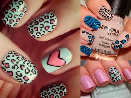 Cifrele de pe unghii leopard Cifrele de pe unghii leopard