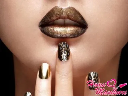 Cifrele de pe unghii leopard