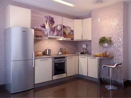 Design de bucătărie în casă panoul