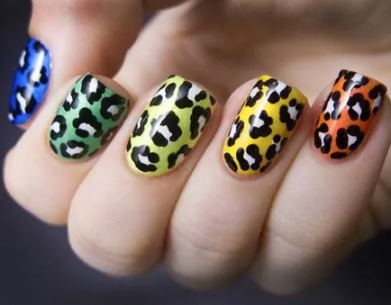 Cifrele de pe unghii leopard Cifrele de pe unghii leopard
