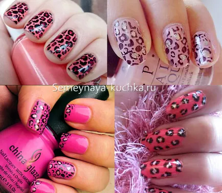 Cifrele de pe unghii leopard
