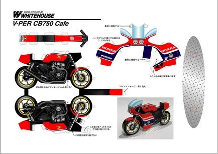 Cadru pentru o motocicleta cu mâinile