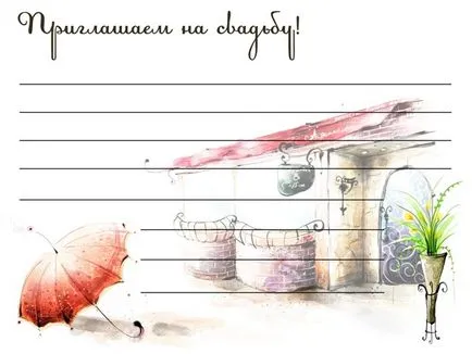 Ca șablon pentru nunta