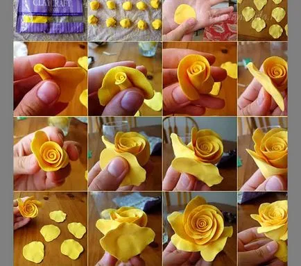 Cum sa faci o floare din plastilină