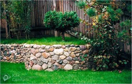 Construirea unui zid de sprijin