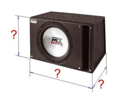 Cum se calculează caseta pentru subwoofer