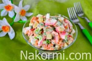 salata de crab cu cartofi
