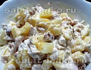 Salata cu pui si Anas
