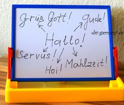 Cum va salut german