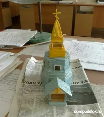 Biserica din hârtie cu propriile mâini Biserica din hârtie cu propriile mâini