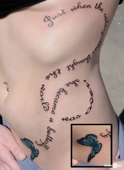 fluturi tatuaj care înseamnă