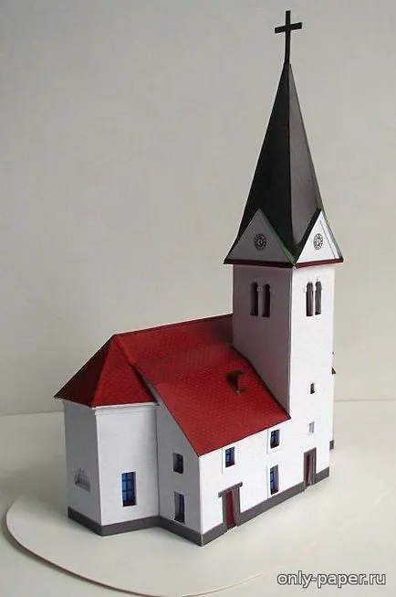 Biserica din hârtie cu propriile mâini Biserica din hârtie cu propriile mâini
