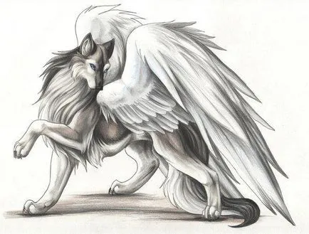 Cum de a desena un lup anime Cum de a desena un lup anime