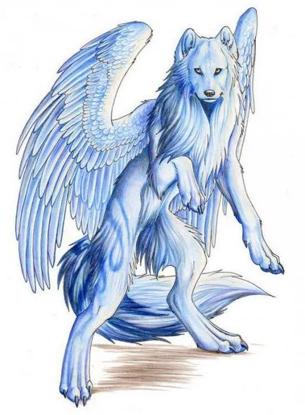 Cum de a desena un lup anime Cum de a desena un lup anime