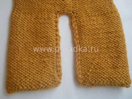 Cum să tricot chiloți pe spițe