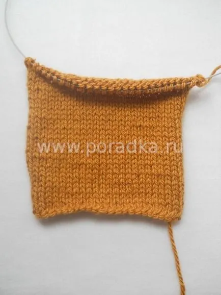 Cum să tricot chiloți pe spițe