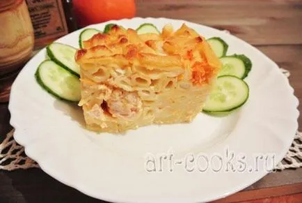 Paste cu pui la cuptor