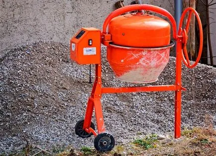 Cum de a opri beton într-un malaxor de beton