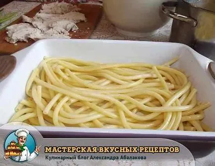 Paste cu pui la cuptor Paste cu pui la cuptor