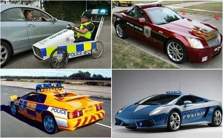 10 mașini de poliție cele mai neobișnuite și amuzante