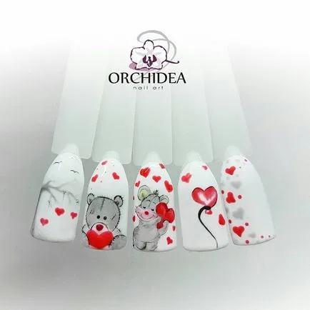 110 idei de design de unghii pentru Ziua Îndrăgostiților (Manichiura Galerie) 110 idei de design de unghii pentru Ziua Îndrăgostiților
