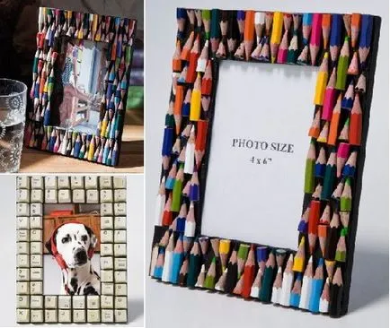 20 de variante de rame de design pentru fotografii - efectuați propriile mâini, cursuri de master cu fotografii de pe