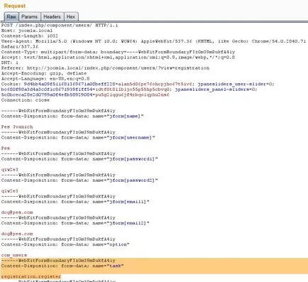 1zi-hacking joomla crea conturi la stânga și să ridice privilegii