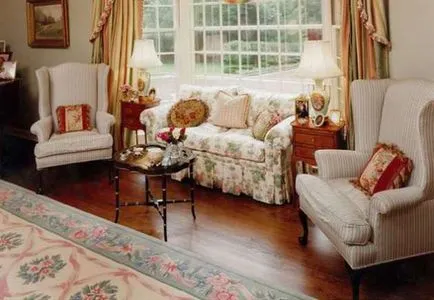 stil englezesc în regulile de design interior