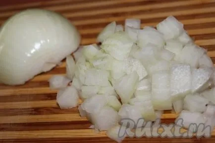 Vinete umplute cu legume, coapte în cuptor - reteta cu o fotografie