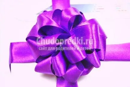 Bow de panglica de satin cu mâinile cele mai bune idei cu pas cu pas fotografii