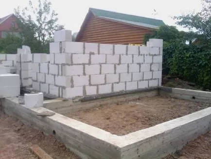 Ceea ce este diferit de spuma bloc gazobeton instrucțiunile video de instalare, cu mâinile lor, pret, foto