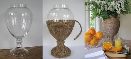 Vazele decor cu mâinile lor maestru de clasă cu pas cu pas fotografii și lecții video,