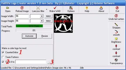 Asigurați-un logo de culoare pentru cs 1