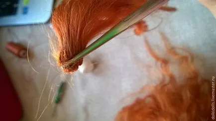 Faceti o șuviță de păr papusa SEW - Masters Fair - manual, manual (microni) Faceti o șuviță de păr papusa SEW - Masters Fair - manual, lucrate manual