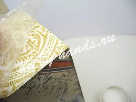 caseta Decupaj - clasa de master pentru începători cu fotografii (de pânză)