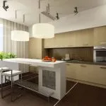 Design de bucătării într-un modern seturi de stil foto 150 și interior