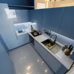 Proiectare si living interior cu zone de living și de dormit