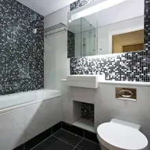 Design de baie în stil contemporan are o fotografie în interior (baie) baie de design într-un stil modern are în fotografie interior
