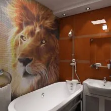 Baie de design în stil contemporan are o fotografie în interior (proiectare) baie de design într-un stil modern are în fotografie interior