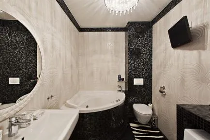 Baie de design în stil contemporan are o fotografie în interior (contemporan) baie de design într-un stil modern are în fotografie interior