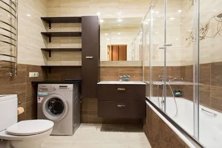 Baie de design în stil contemporan are o fotografie în interior (stil) baie de design într-un stil modern are în fotografie interior