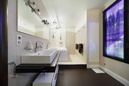Baie de design în stil contemporan are o fotografie în interior (stil) baie de design într-un stil modern are în fotografie interior