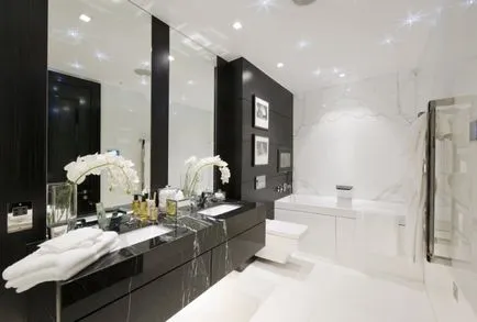 Baie de design în stil contemporan are o fotografie în interior (stil) baie de design într-un stil modern are în fotografie interior