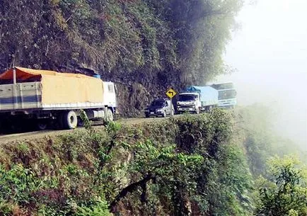 Drumul de deces în Bolivia în fiecare an, ucide mii de vieți